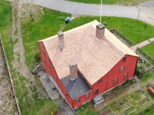 Leffingwell-House-Cedar-Roof-Drone-Photo