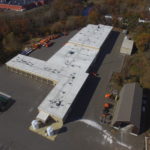 Milford-Commercial-TPO-Roof-Drone